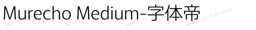 Murecho Medium字体转换
